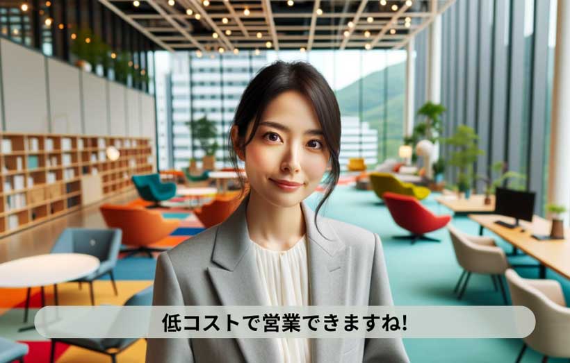 低コスト営業の画像